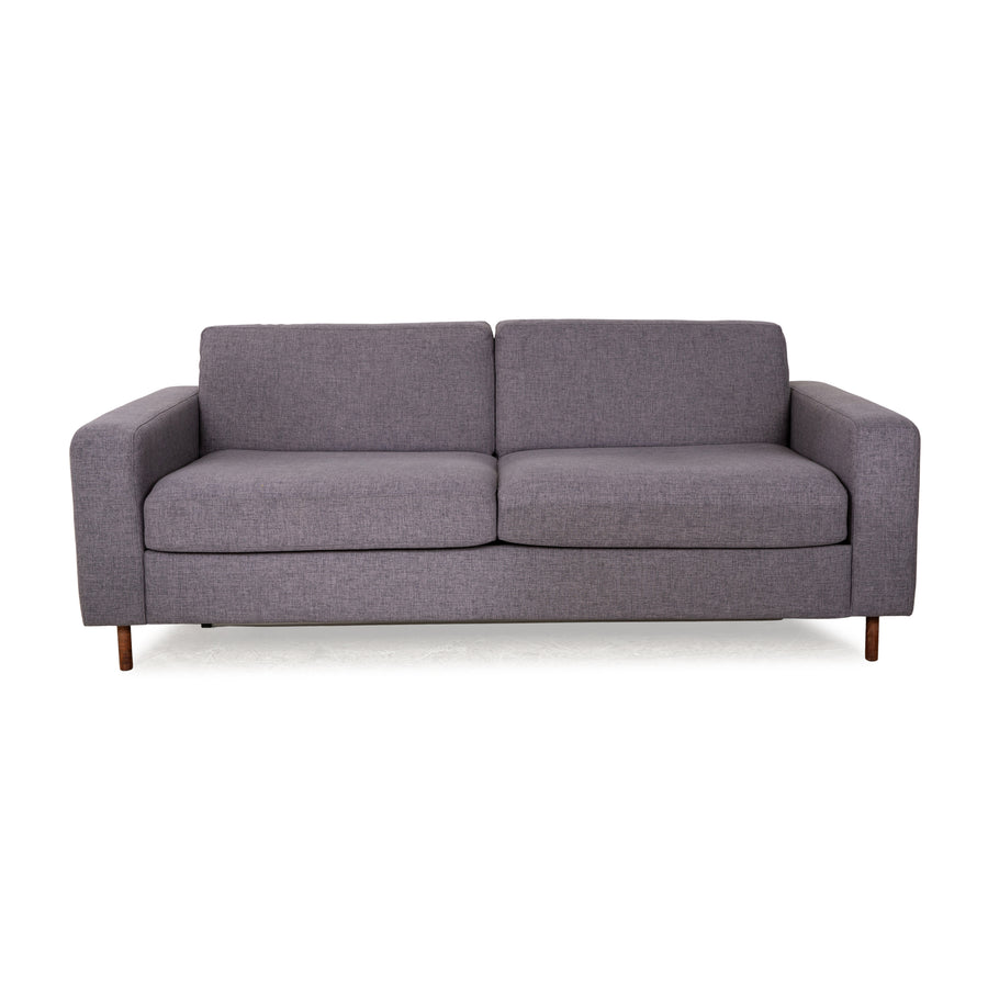 Bolia Scandinavia Remix Stoff Dreisitzer Grau Sofa Schlaffunktion