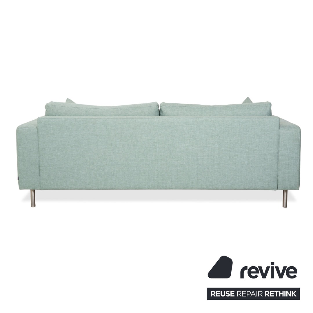 Bolia Scandinavia Stoff Dreisitzer Grün Blau Sofa Couch