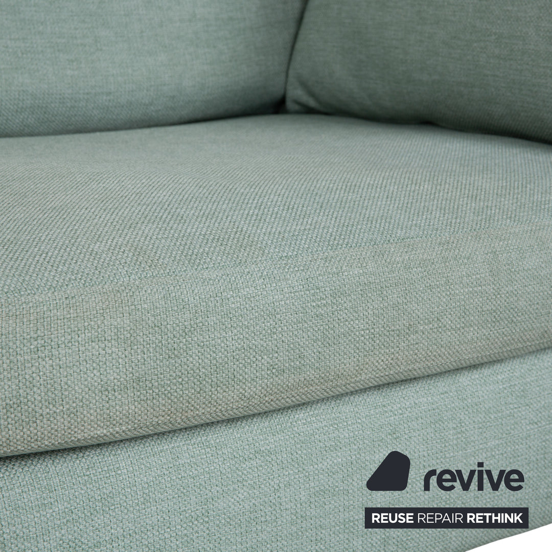 Bolia Scandinavia Stoff Dreisitzer Grün Blau Sofa Couch