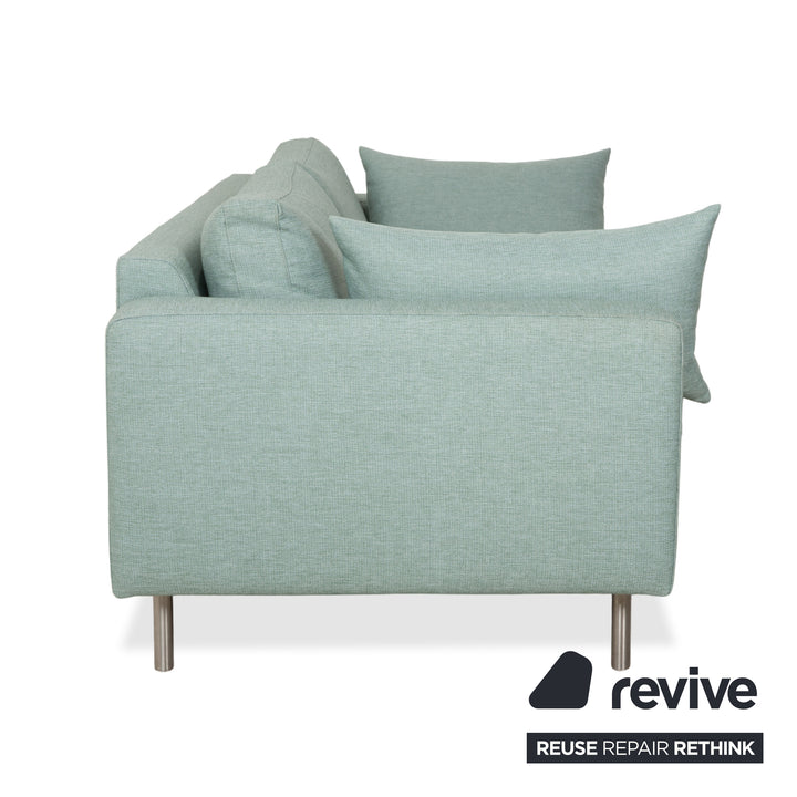 Canapé trois places Bolia Scandinavia en tissu London Mint Turquoise Green