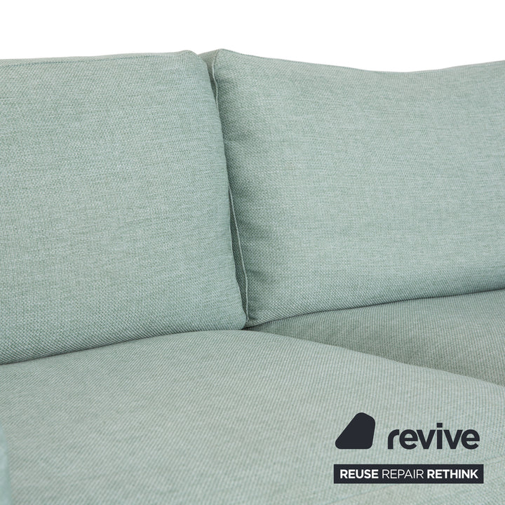 Bolia Scandinavia Stoff Dreisitzer Grün Blau Sofa Couch