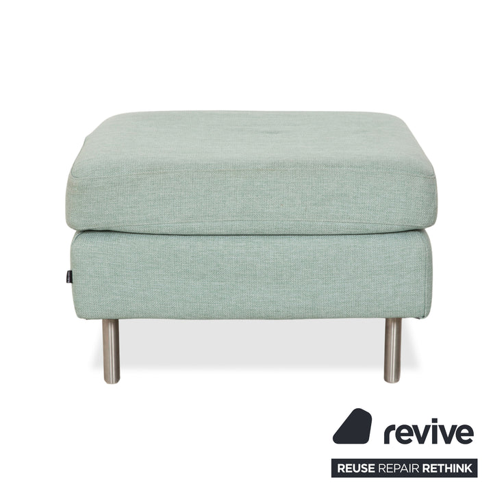 Bolia Scandinavia Stoff Dreisitzer Hocker Grün Blau Sofa Couch