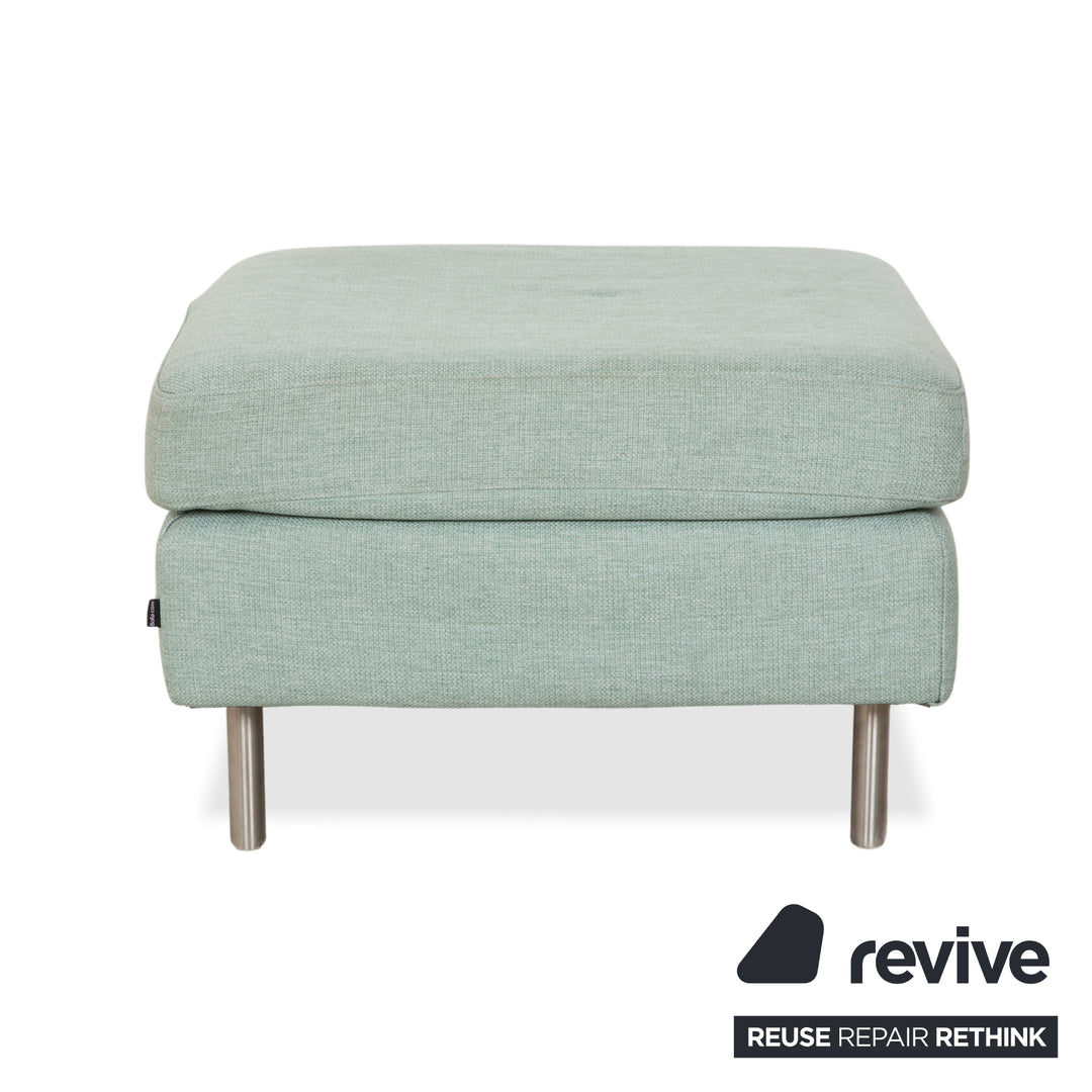 Bolia Scandinavia Fabric Three-Seater Ottoman Green Blue Sofa Couch