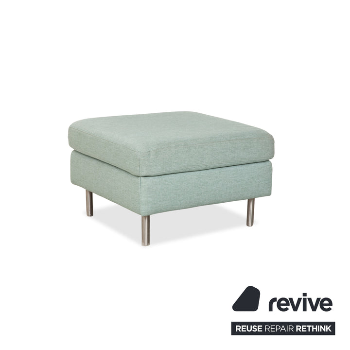 Bolia Scandinavia Stoff Dreisitzer Hocker Grün Blau Sofa Couch