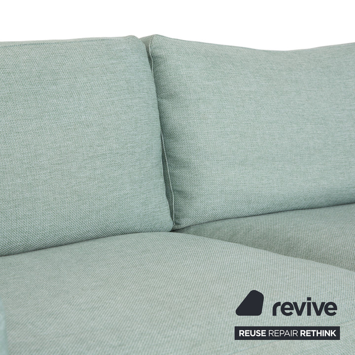 Bolia Scandinavia Fabric Three-Seater Ottoman Green Blue Sofa Couch