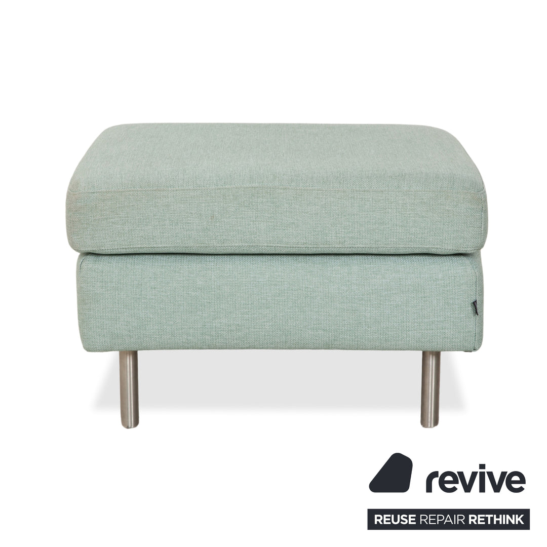 Bolia Scandinavia Stoff Dreisitzer Hocker Grün Blau Sofa Couch