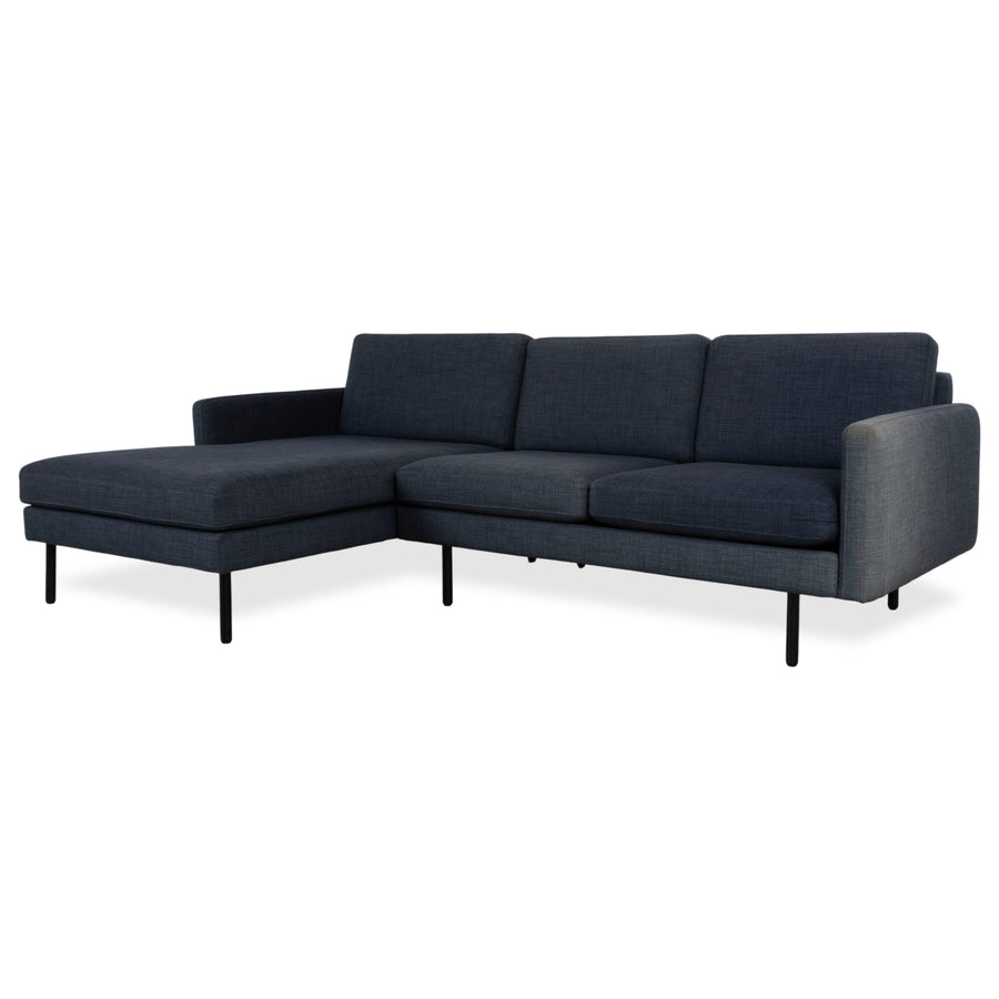 Bolia Scandinavia Fabric Corner Sofa Blue Sofa Couch