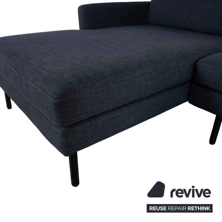Bolia Scandinavia Fabric Corner Sofa Blue Sofa Couch
