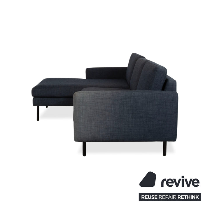 Bolia Scandinavia Fabric Corner Sofa Blue Sofa Couch