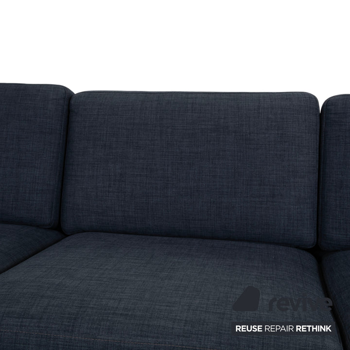 Bolia Scandinavia Fabric Corner Sofa Blue Sofa Couch