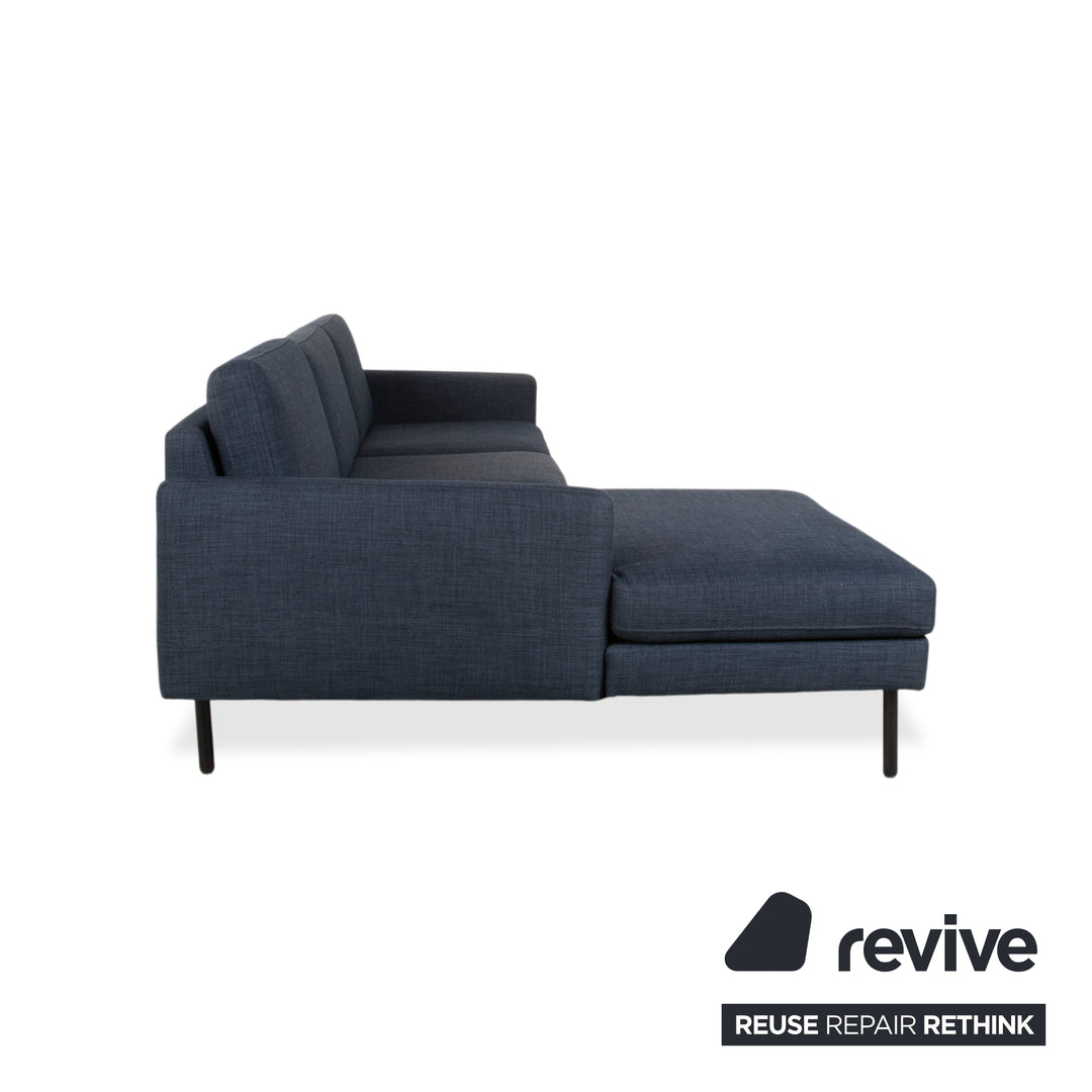 Bolia Scandinavia Fabric Corner Sofa Blue Sofa Couch
