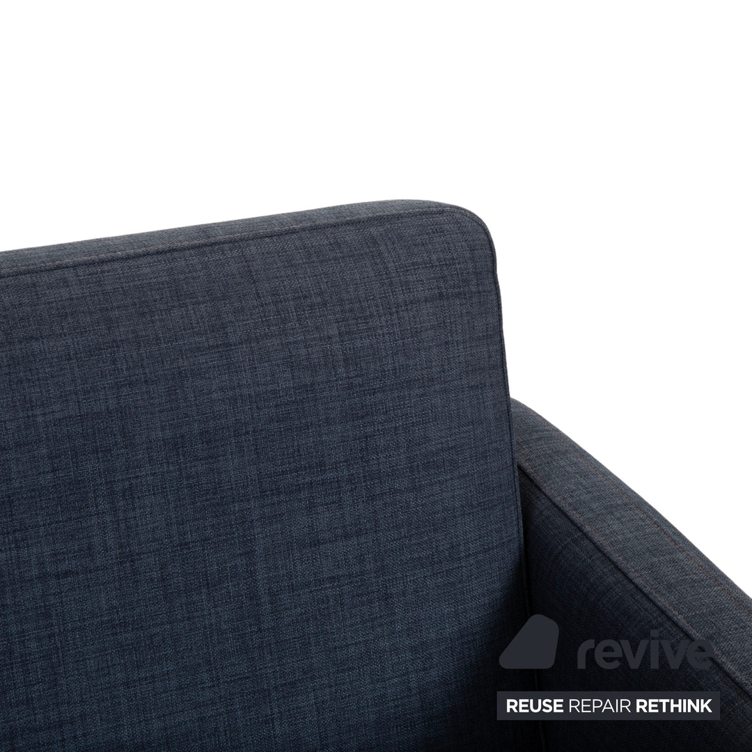 Bolia Scandinavia Fabric Corner Sofa Blue Sofa Couch