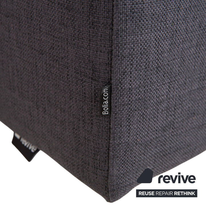 Canapé d'angle Bolia Scandinavia en tissu gris et bleu