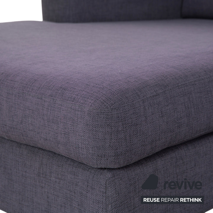 Canapé d'angle Bolia Scandinavia en tissu gris et bleu