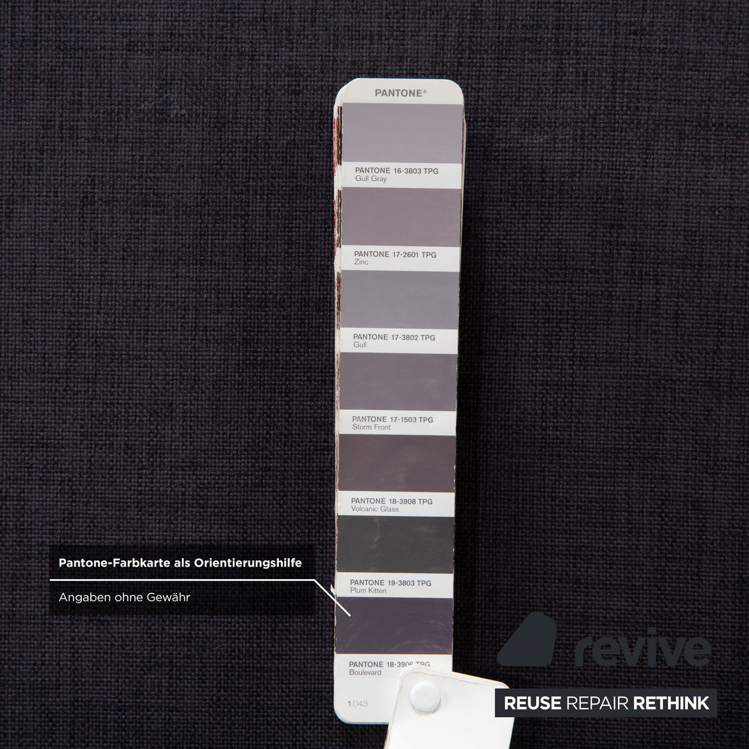 Bolia Scandinavia Stoff Ecksofa Grau Blau Sofa Couch