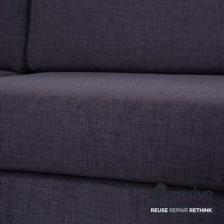 Bolia Scandinavia Stoff Ecksofa Grau Blau Sofa Couch