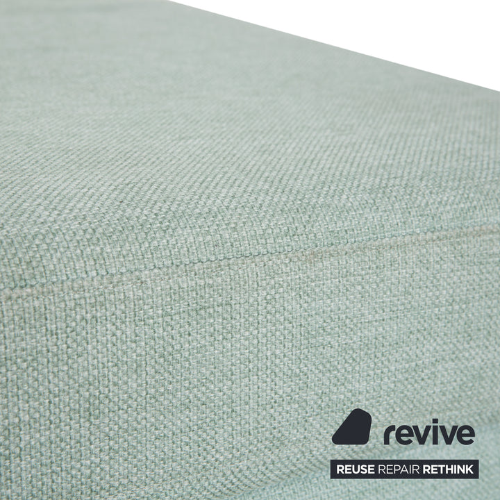 Bolia Scandinavia Fabric Stool London Mint Turquoise Green