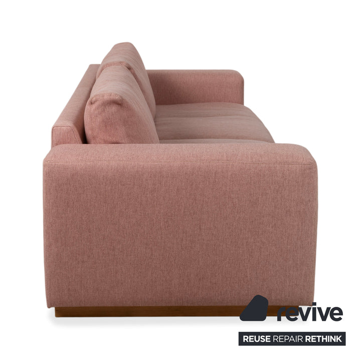 Bolia Sepia Stoff Dreisitzer Rosé Altrosa Sofa Couch