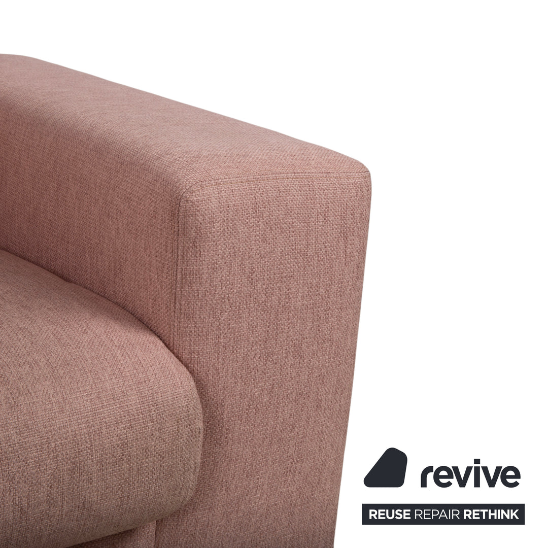 Bolia Sepia Stoff Dreisitzer Rosé Altrosa Sofa Couch