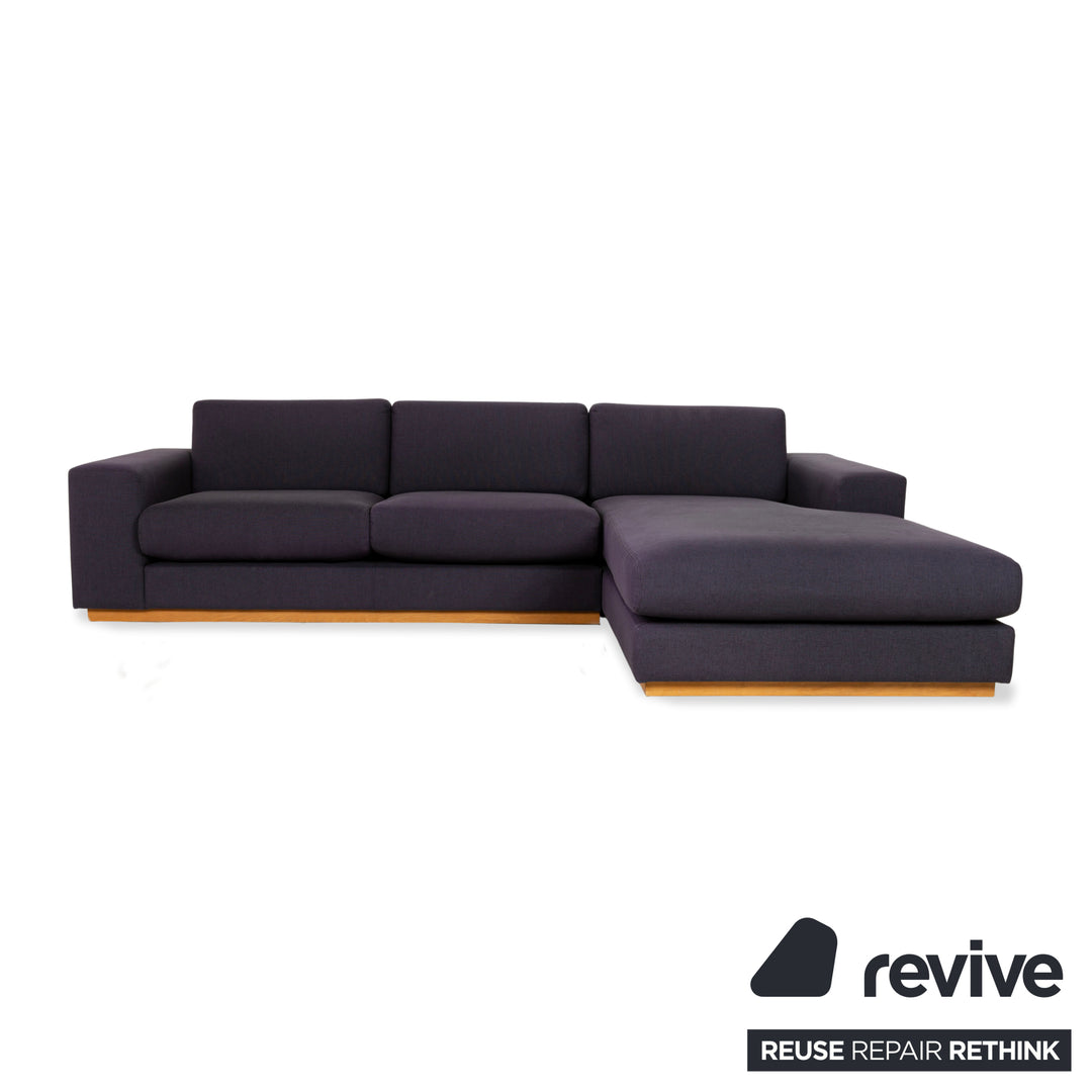 Bolia Sepia Stoff Ecksofa Sofa Couch Grau Recamiere Rechts