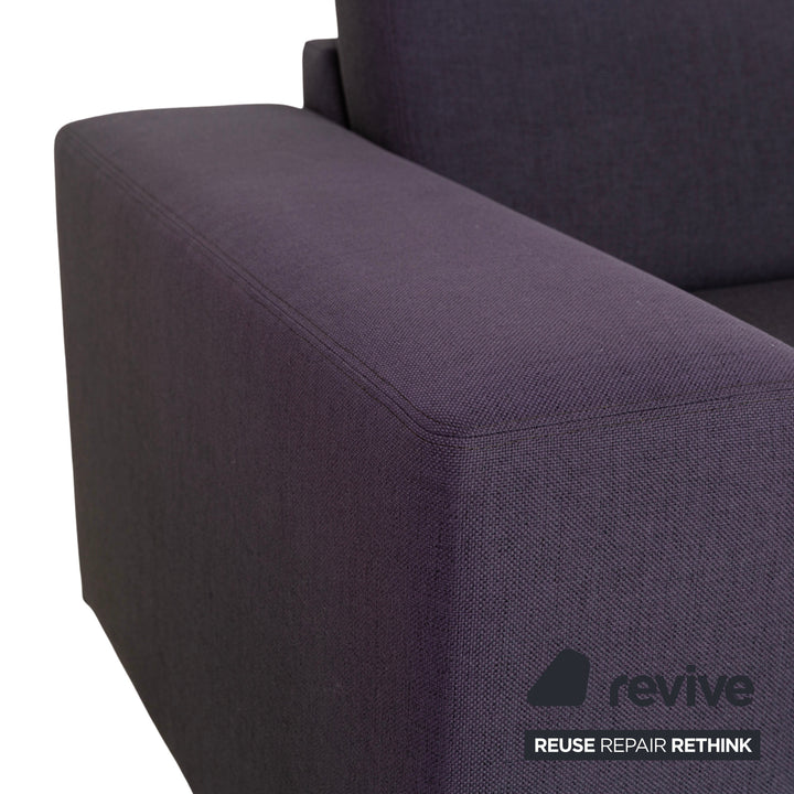 Bolia Sepia Stoff Ecksofa Sofa Couch Grau Recamiere Rechts
