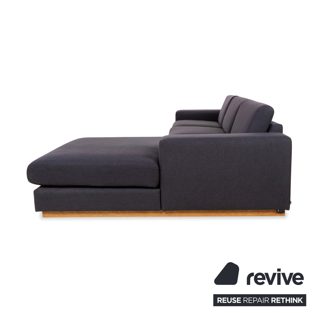 Bolia Sepia Stoff Ecksofa Sofa Couch Grau Recamiere Rechts