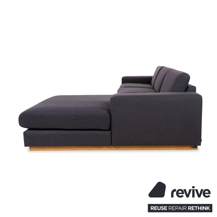Bolia Sepia Stoff Ecksofa Sofa Couch Grau Recamiere Rechts