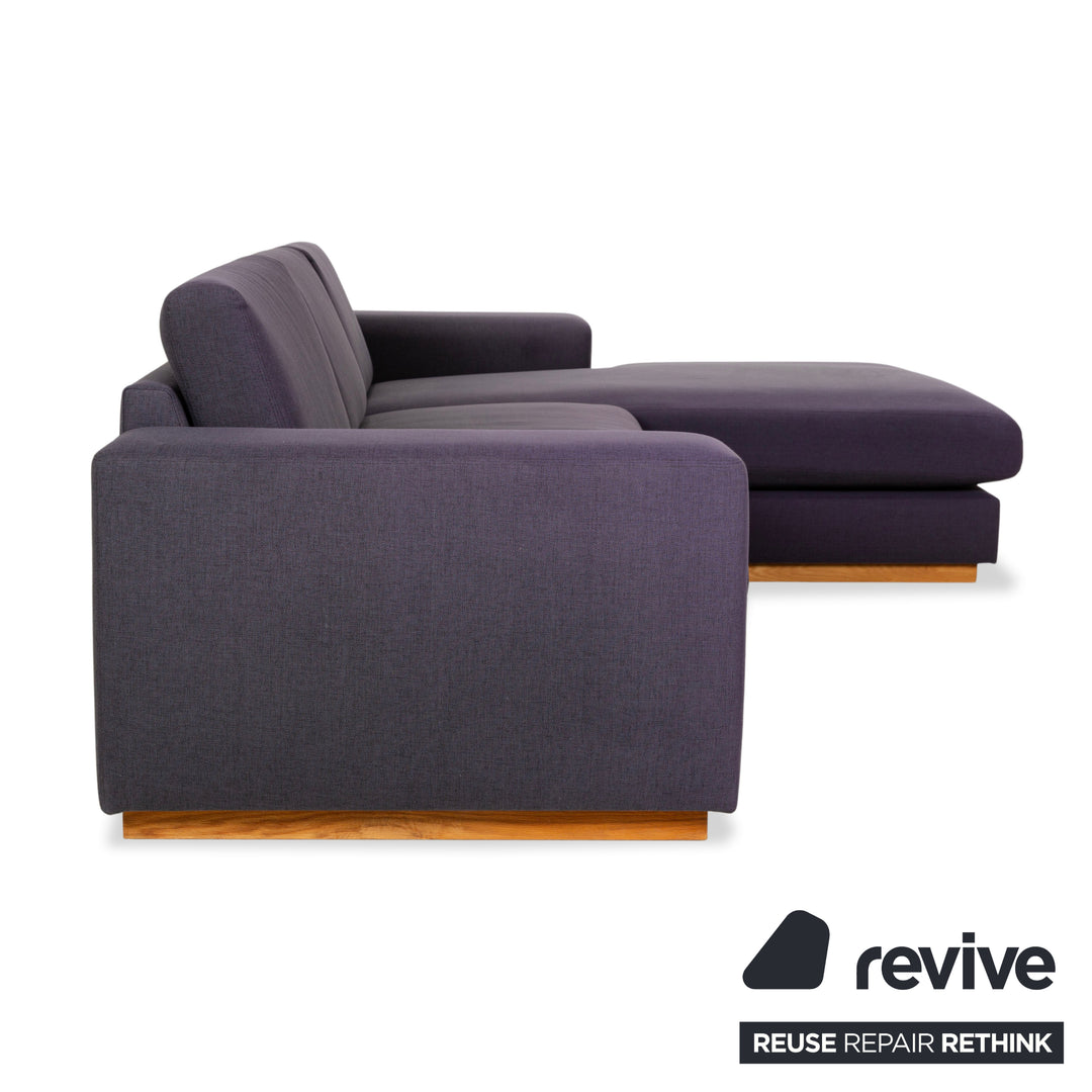 Bolia Sepia Stoff Ecksofa Sofa Couch Grau Recamiere Rechts