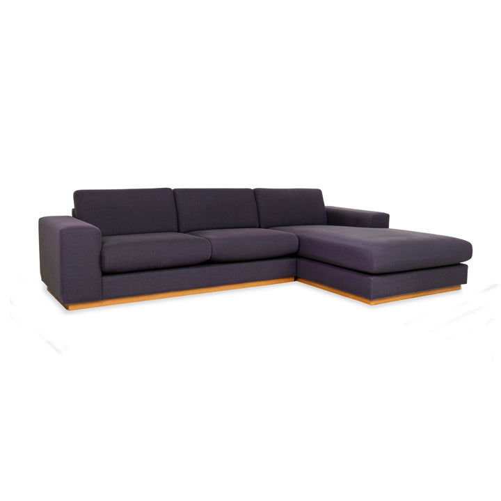 Bolia Sepia Stoff Ecksofa Sofa Couch Grau Recamiere Rechts