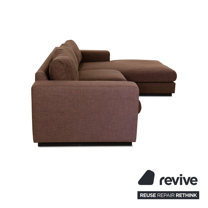 Bolia Sepia Stoff Ecksofa Braun Recamiere Rechts Sofa Couch