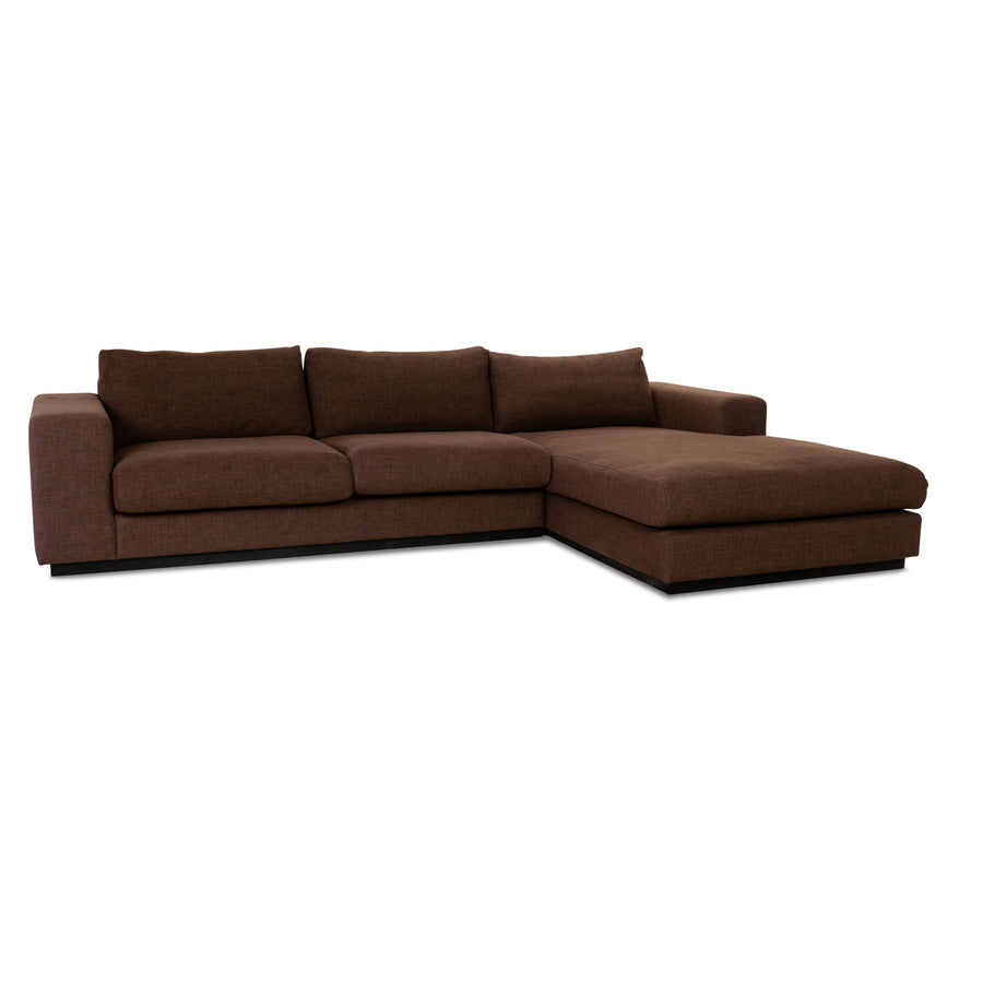 Bolia Sepia Stoff Ecksofa Braun Recamiere Rechts Sofa Couch