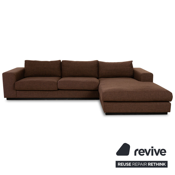 Bolia Sepia Stoff Ecksofa Braun Recamiere Rechts Sofa Couch