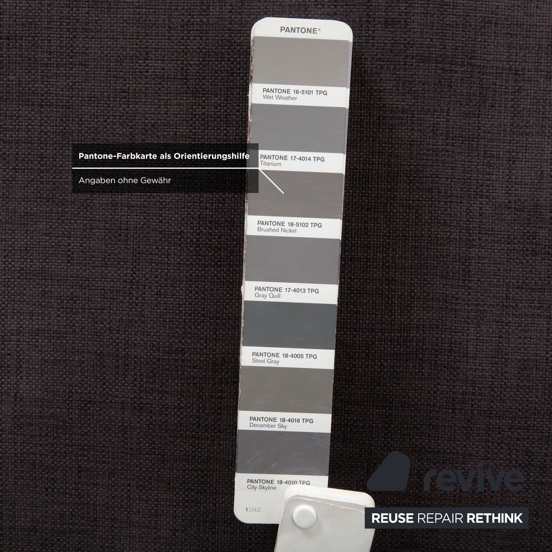 Bolia Sepia Stoff Hocker Grau