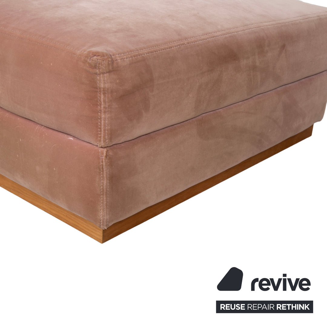 Bolia Sepia Stoff Hocker Rosé Altrosa manuelle Funktion Staufach