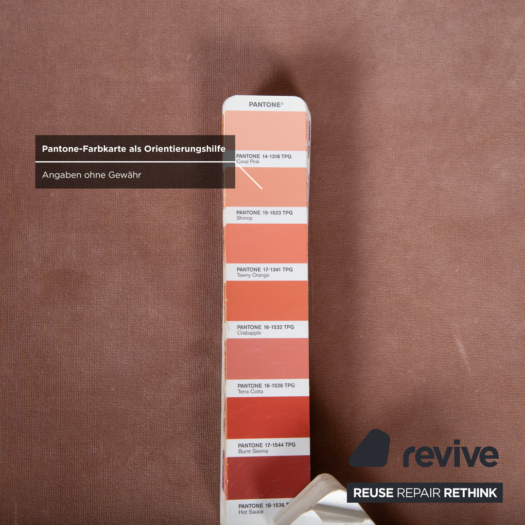 Bolia Sepia Stoff Hocker Rosé Altrosa manuelle Funktion Staufach
