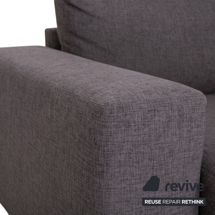 Bolia Sepia Stoff Dreisitzer Sofa Grau Sofa Couch