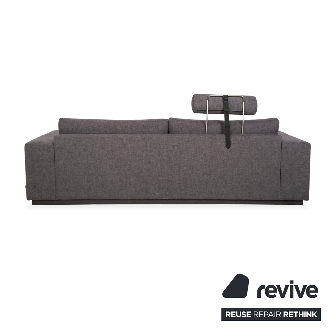 Bolia Sepia Stoff Dreisitzer Sofa Grau Sofa Couch