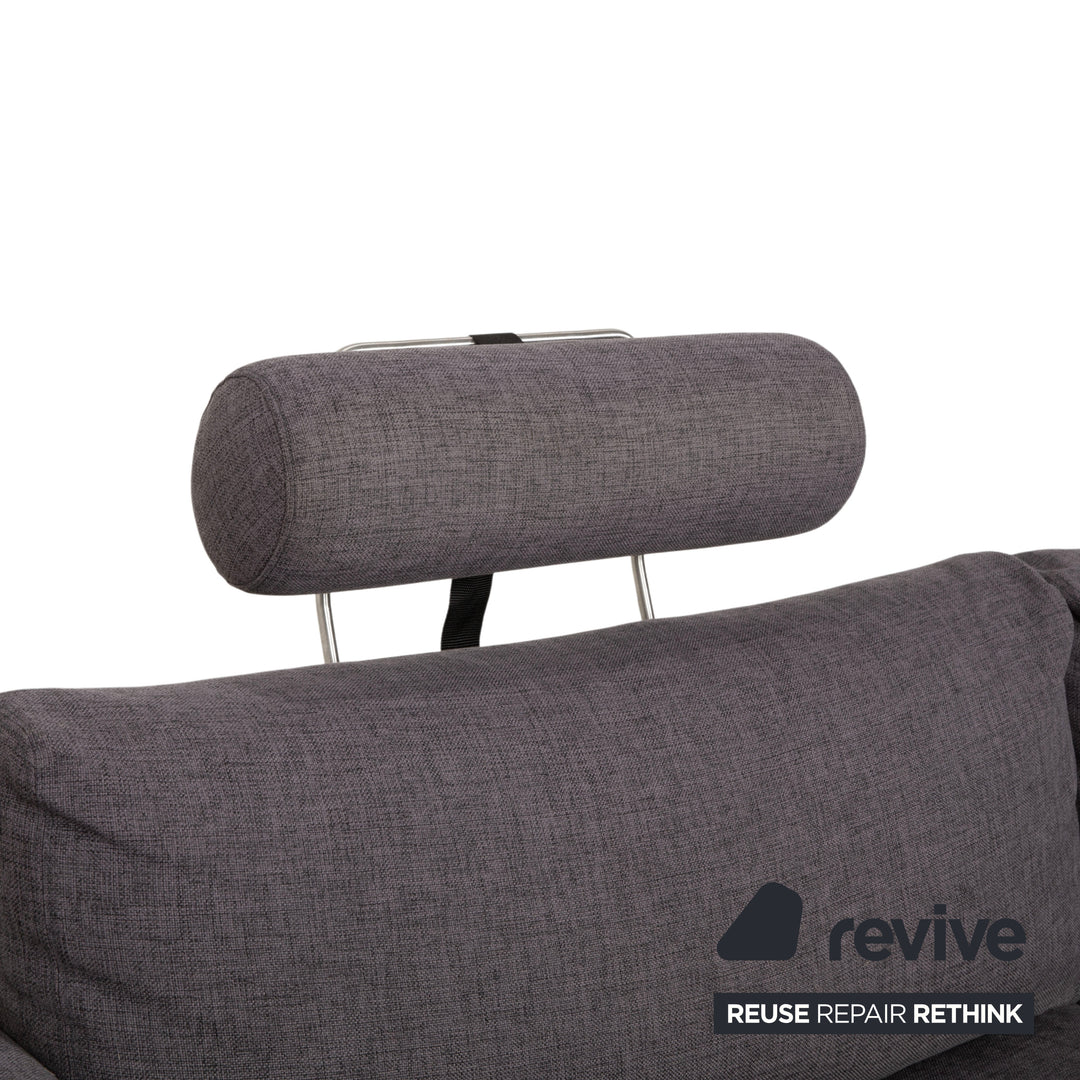 Bolia Sepia Stoff Dreisitzer Sofa Grau Sofa Couch