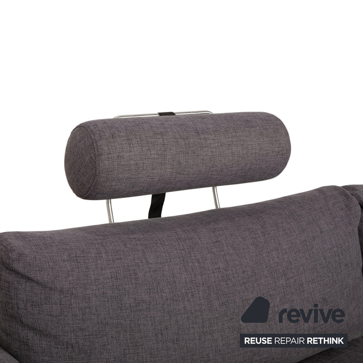 Bolia Sepia Stoff Dreisitzer Sofa Grau Sofa Couch