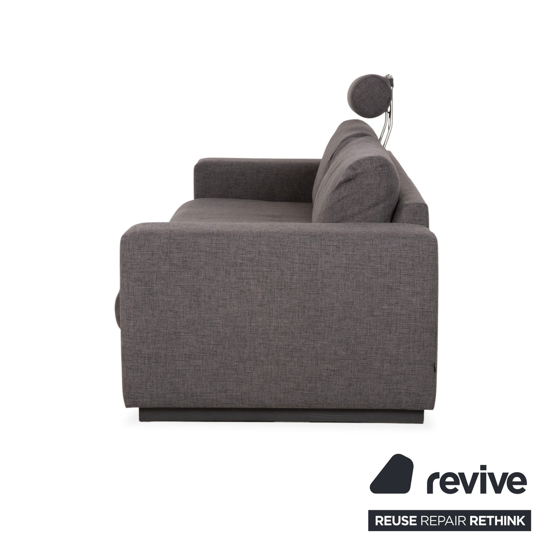 Bolia Sepia Stoff Dreisitzer Sofa Grau Sofa Couch
