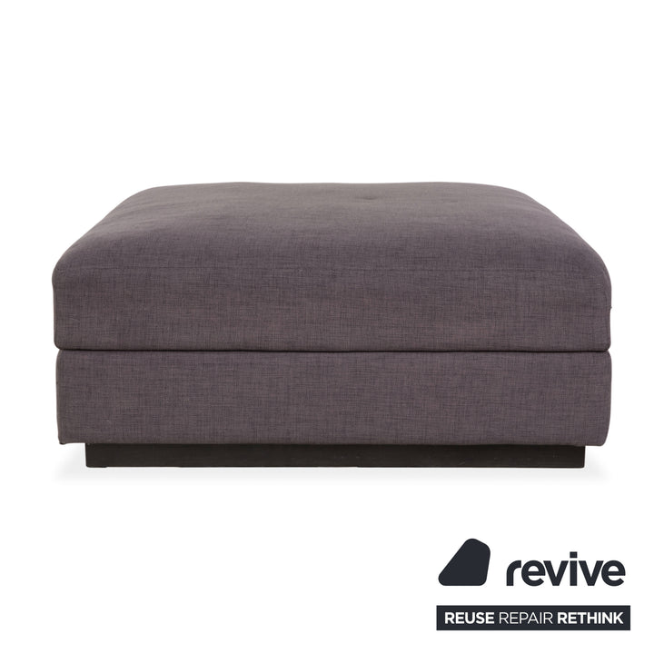 Bolia Sepia Fabric Sofa Ottoman Grey Couch