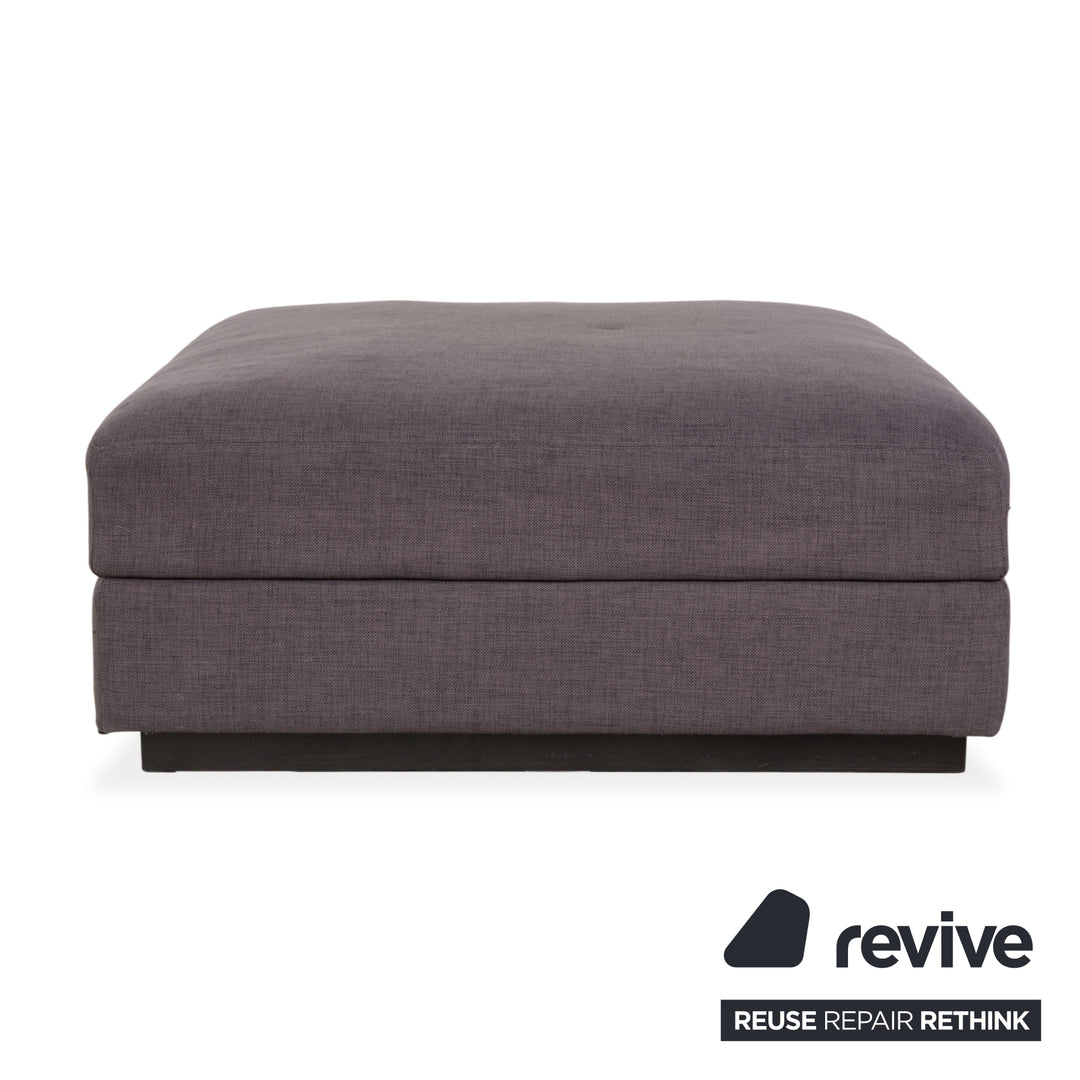 Bolia Sepia Stoff Sofa Hocker Grau Couch