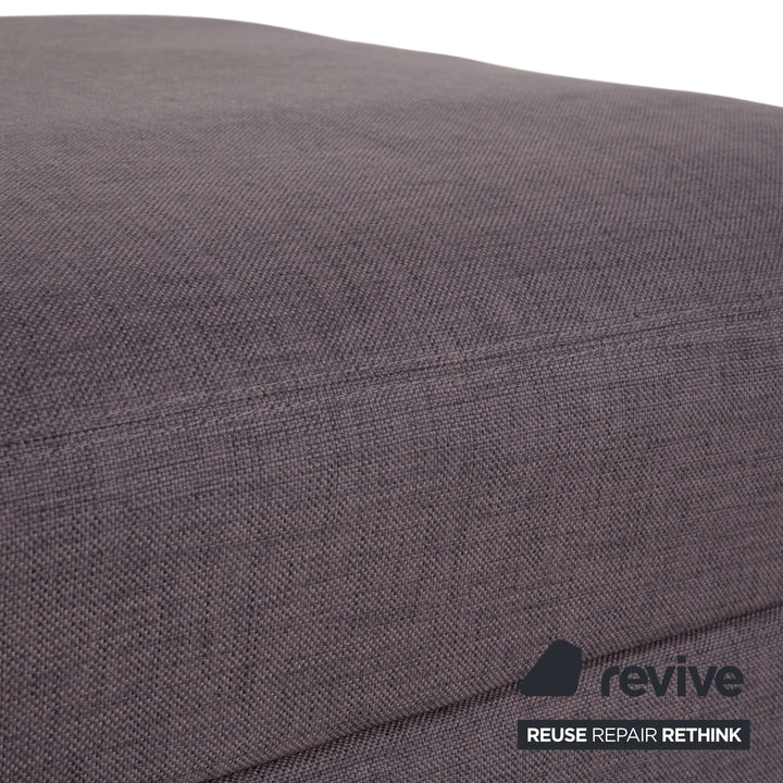 Bolia Sepia Fabric Sofa Ottoman Grey Couch
