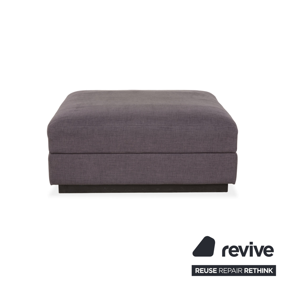 Bolia Sepia Fabric Sofa Ottoman Grey Couch