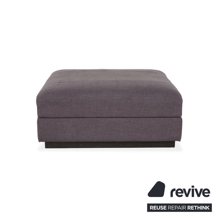 Bolia Sepia Fabric Sofa Ottoman Grey Couch