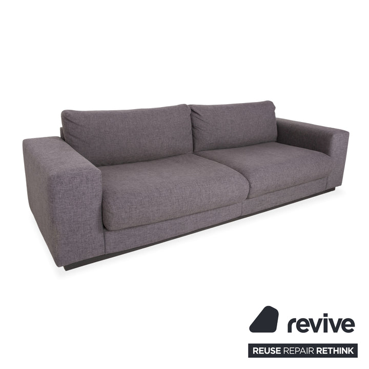 Canapé-pouf en tissu sépia Bolia, gris