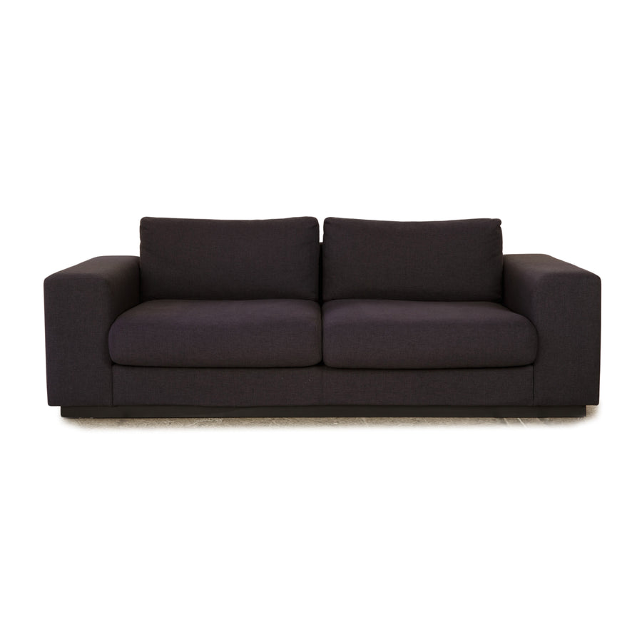 Bolia Sepia Stoff Zweisitzer Dunkelblau Grau Sofa Couch