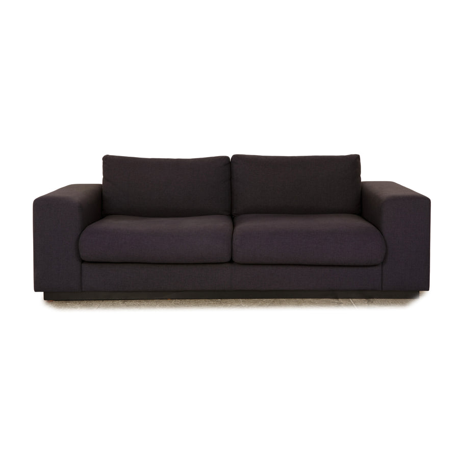 Bolia Sepia Fabric Two Seater Dark Blue Grey Sofa Couch