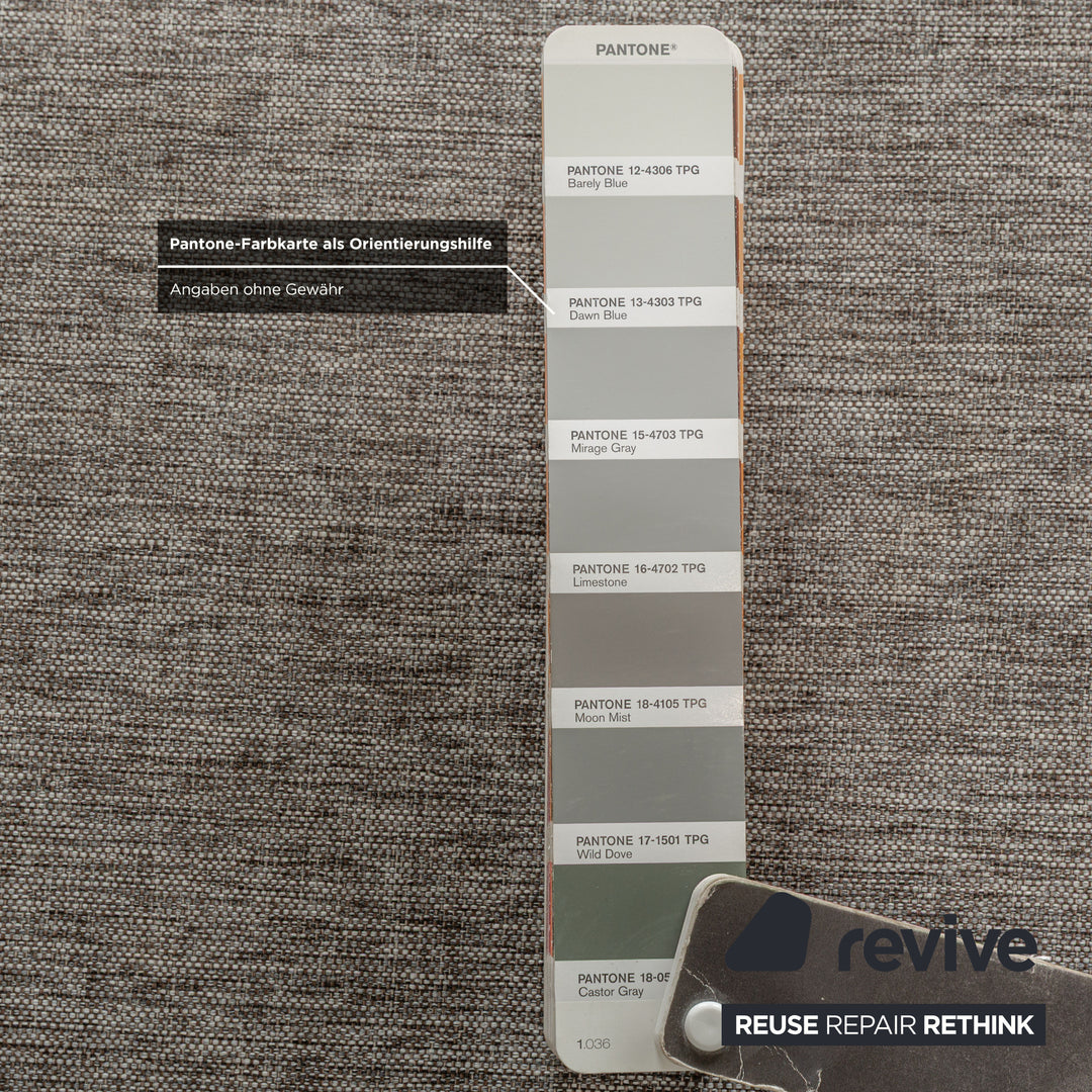 Canapé deux places en tissu gris Bolia Sepia