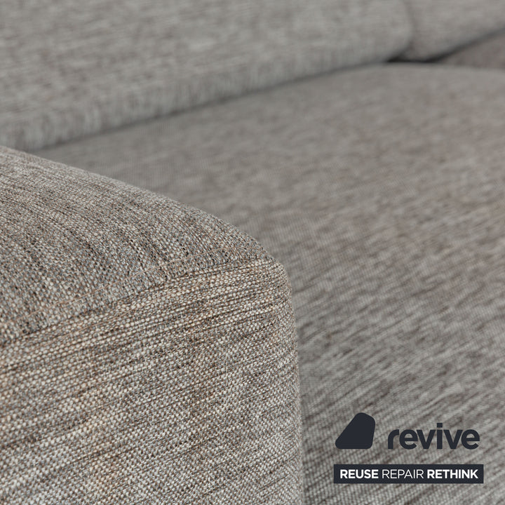 Canapé deux places en tissu gris Bolia Sepia